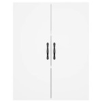 vidaXL Dulap înalt, alb, 69,5x34x180 cm, lemn compozit