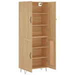 vidaXL Dulap înalt, stejar sonoma, 69,5x34x180 cm, lemn compozit vidaXL Dulap înalt, stejar sonoma, 69,5x34x180 cm, lemn compozit