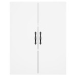 vidaXL Dulap înalt, alb, 69,5x34x180 cm, lemn compozit