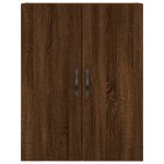 vidaXL Dulap înalt, stejar maro, 69,5x34x180 cm, lemn compozit vidaXL Dulap înalt, stejar maro, 69,5x34x180 cm, lemn compozit