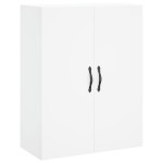 vidaXL Dulap înalt, alb, 69,5x34x180 cm, lemn compozit