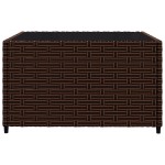 vidaXL Set mobilier de grădină cu perne, 3 piese, maro, poliratan vidaXL Set mobilier de grădină cu perne, 3 piese, maro, poliratan