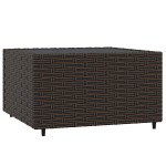 vidaXL Set mobilier de grădină cu perne, 4 piese, maro, poliratan vidaXL Set mobilier de grădină cu perne, 4 piese, maro, poliratan