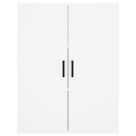 vidaXL Dulap înalt, alb, 69,5x34x180 cm, lemn compozit