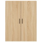 vidaXL Dulap înalt, stejar sonoma, 69,5x34x180 cm, lemn compozit vidaXL Dulap înalt, stejar sonoma, 69,5x34x180 cm, lemn compozit