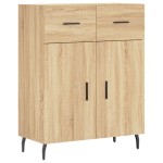 vidaXL Dulap înalt, stejar sonoma, 69,5x34x180 cm, lemn compozit vidaXL Dulap înalt, stejar sonoma, 69,5x34x180 cm, lemn compozit