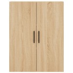 vidaXL Dulap înalt, stejar sonoma, 69,5x34x180 cm, lemn compozit vidaXL Dulap înalt, stejar sonoma, 69,5x34x180 cm, lemn compozit