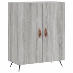 vidaXL Dulap înalt, gri sonoma, 69,5x34x180 cm, lemn compozit