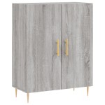 vidaXL Dulap înalt, gri sonoma, 69,5x34x180 cm, lemn compozit