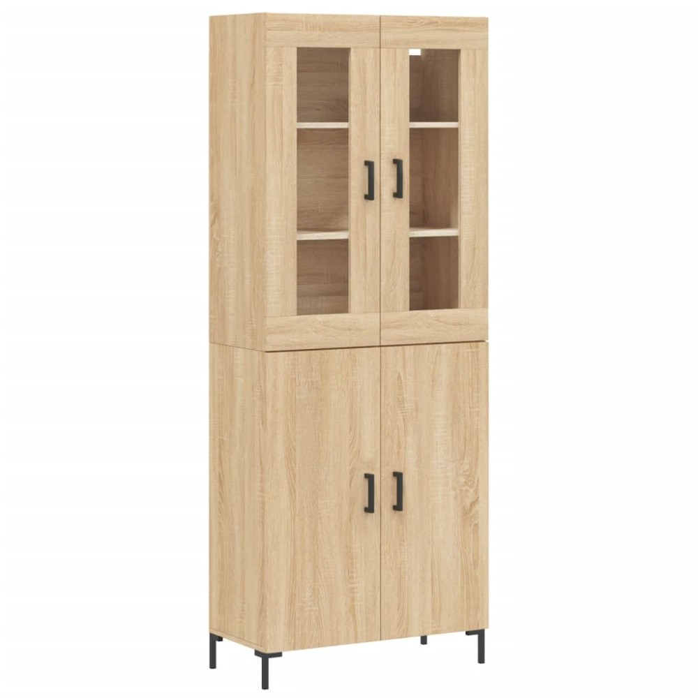 vidaXL Dulap înalt, stejar sonoma, 69,5x34x180 cm, lemn compozit