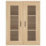 vidaXL Dulap înalt, stejar sonoma, 69,5x34x180 cm, lemn compozit vidaXL Dulap înalt, stejar sonoma, 69,5x34x180 cm, lemn compozit