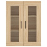 vidaXL Dulap înalt, stejar sonoma, 69,5x34x180 cm, lemn compozit