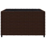 vidaXL Set mobilier de grădină cu perne, 3 piese, maro, poliratan vidaXL Set mobilier de grădină cu perne, 3 piese, maro, poliratan