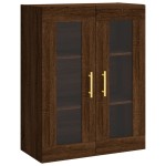vidaXL Dulap înalt, stejar maro, 69,5x34x180 cm, lemn compozit vidaXL Dulap înalt, stejar maro, 69,5x34x180 cm, lemn compozit