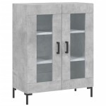 vidaXL Dulap înalt, gri beton, 69,5x34x180, lemn compozit