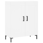 vidaXL Dulap înalt, alb, 69,5x34x180 cm, lemn compozit