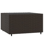 vidaXL Set mobilier de grădină cu perne, 3 piese, maro, poliratan vidaXL Set mobilier de grădină cu perne, 3 piese, maro, poliratan