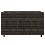 vidaXL Set mobilier de grădină cu perne, 3 piese, maro, poliratan vidaXL Set mobilier de grădină cu perne, 3 piese, maro, poliratan