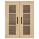 vidaXL Dulap înalt, stejar sonoma, 69,5x34x180 cm, lemn compozit vidaXL Dulap înalt, stejar sonoma, 69,5x34x180 cm, lemn compozit