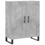 vidaXL Dulap înalt, gri beton, 69,5x34x180, lemn compozit