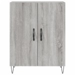 vidaXL Dulap înalt, gri sonoma, 69,5x34x180 cm, lemn compozit