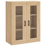 vidaXL Dulap înalt, stejar sonoma, 69,5x34x180 cm, lemn compozit vidaXL Dulap înalt, stejar sonoma, 69,5x34x180 cm, lemn compozit