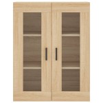 vidaXL Dulap înalt, stejar sonoma, 69,5x34x180 cm, lemn compozit vidaXL Dulap înalt, stejar sonoma, 69,5x34x180 cm, lemn compozit