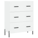 vidaXL Dulap înalt, alb, 69,5x34x180 cm, lemn compozit