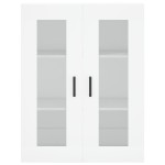 vidaXL Dulap înalt, alb, 69,5x34x180 cm, lemn compozit