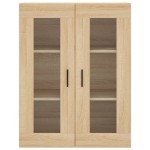 vidaXL Dulap înalt, stejar sonoma, 69,5x34x180 cm, lemn compozit vidaXL Dulap înalt, stejar sonoma, 69,5x34x180 cm, lemn compozit