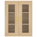 vidaXL Dulap înalt, stejar sonoma, 69,5x34x180 cm, lemn compozit vidaXL Dulap înalt, stejar sonoma, 69,5x34x180 cm, lemn compozit