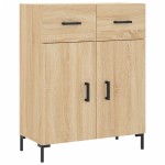 vidaXL Dulap înalt, stejar sonoma, 69,5x34x180 cm, lemn compozit
