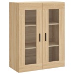 vidaXL Dulap înalt, stejar sonoma, 69,5x34x180 cm, lemn compozit vidaXL Dulap înalt, stejar sonoma, 69,5x34x180 cm, lemn compozit