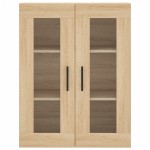 vidaXL Dulap înalt, stejar sonoma, 69,5x34x180 cm, lemn compozit