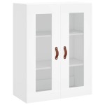 vidaXL Dulap înalt, alb, 69,5x34x180 cm, lemn compozit vidaXL Dulap înalt, alb, 69,5x34x180 cm, lemn compozit