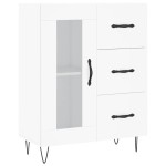 vidaXL Dulap înalt, alb, 69,5x34x180 cm, lemn compozit