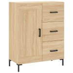 vidaXL Dulap înalt, stejar sonoma, 69,5x34x180 cm, lemn compozit