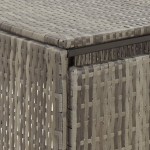 vidaXL Magazie de pubele cvadruplă, gri, 274x80x117 cm, poliratan vidaXL Magazie de pubele cvadruplă, gri, 274x80x117 cm, poliratan