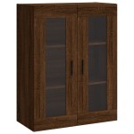 vidaXL Dulap înalt, stejar maro, 69,5x34x180 cm, lemn compozit vidaXL Dulap înalt, stejar maro, 69,5x34x180 cm, lemn compozit