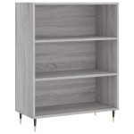 vidaXL Dulap înalt, gri sonoma, 69,5x34x180 cm, lemn compozit