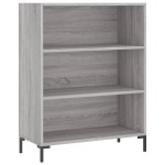 vidaXL Dulap înalt, gri sonoma, 69,5x34x180 cm, lemn compozit