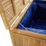 vidaXL Cutie de depozitare de grădină, 110x52x55 cm, bambus vidaXL Cutie de depozitare de grădină, 110x52x55 cm, bambus