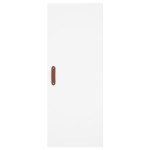 vidaXL Dulap înalt, alb, 34,5x34x180 cm, lemn prelucrat vidaXL Dulap înalt, alb, 34,5x34x180 cm, lemn prelucrat
