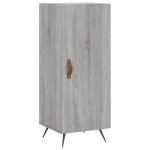 vidaXL Dulap înalt, gri sonoma, 34,5x34x180 cm, lemn prelucrat