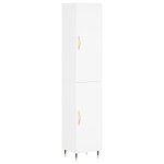 vidaXL Dulap înalt, alb, 34,5x34x180 cm, lemn prelucrat vidaXL Dulap înalt, alb, 34,5x34x180 cm, lemn prelucrat