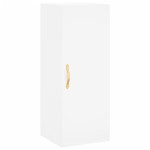 vidaXL Dulap înalt, alb, 34,5x34x180 cm, lemn prelucrat vidaXL Dulap înalt, alb, 34,5x34x180 cm, lemn prelucrat