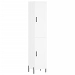vidaXL Dulap înalt, alb, 34,5x34x180 cm, lemn prelucrat vidaXL Dulap înalt, alb, 34,5x34x180 cm, lemn prelucrat