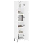 vidaXL Dulap înalt, alb, 34,5x34x180 cm, lemn prelucrat vidaXL Dulap înalt, alb, 34,5x34x180 cm, lemn prelucrat