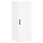 vidaXL Dulap înalt, alb, 34,5x34x180 cm, lemn prelucrat vidaXL Dulap înalt, alb, 34,5x34x180 cm, lemn prelucrat