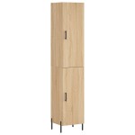 vidaXL Dulap înalt, stejar sonoma, 34,5x34x180 cm, lemn prelucrat vidaXL Dulap înalt, stejar sonoma, 34,5x34x180 cm, lemn prelucrat